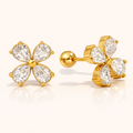 Aurelia Clover Stud Earrings