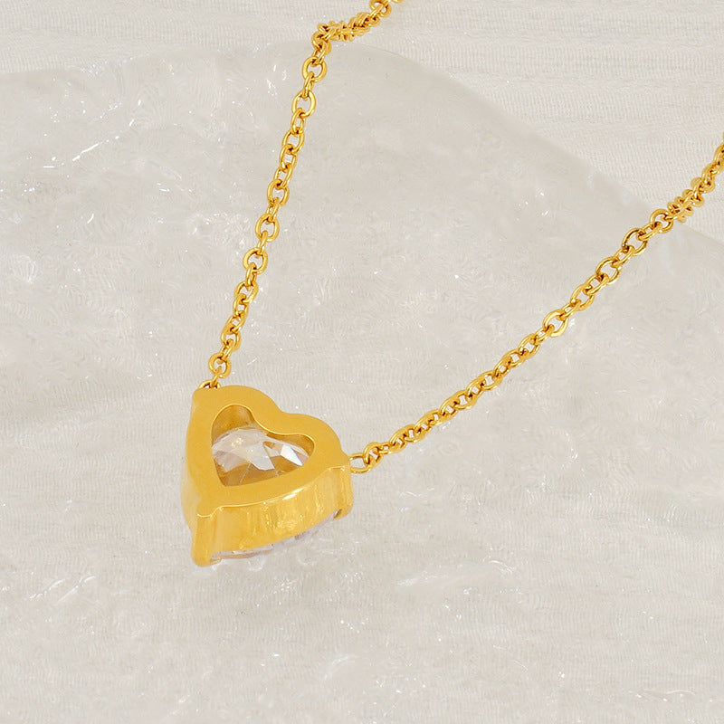 Elara Heart Pendant Necklace