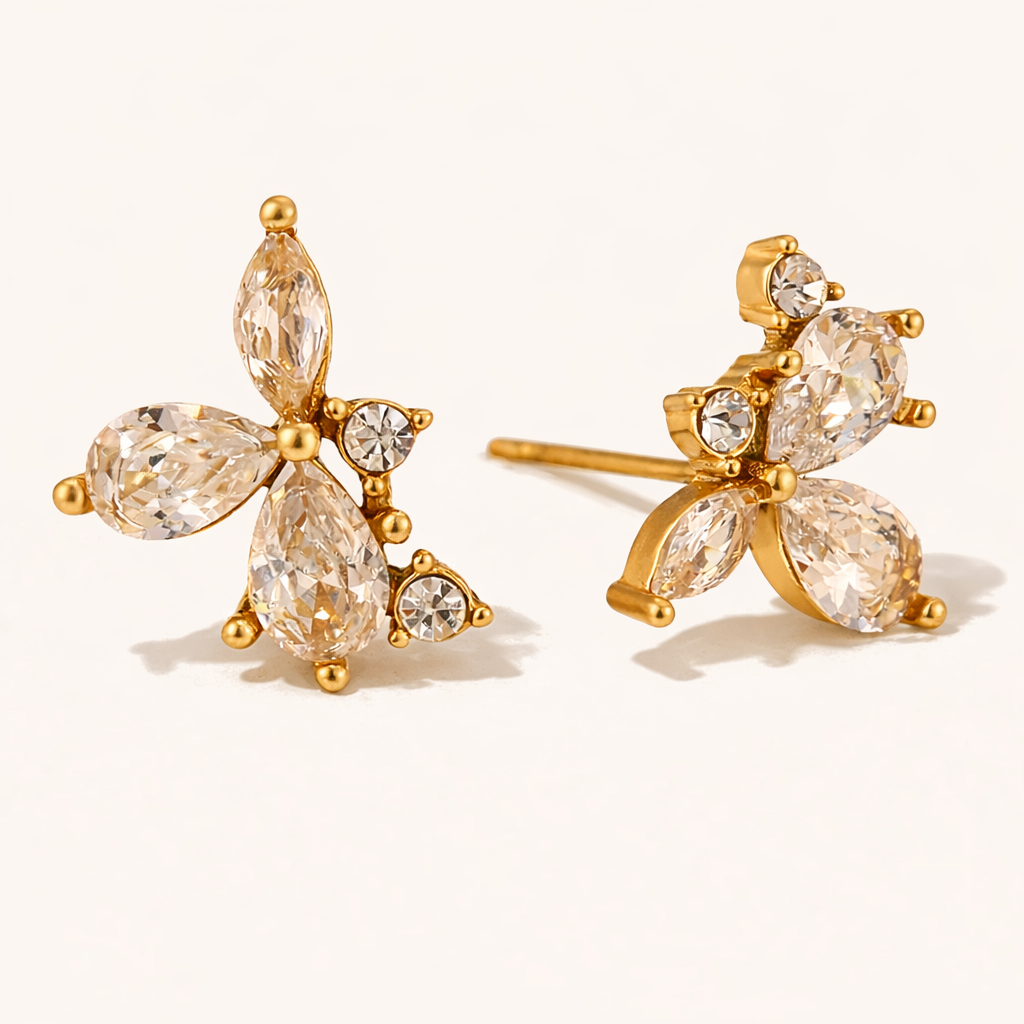 Flora Petal Stud Earrings